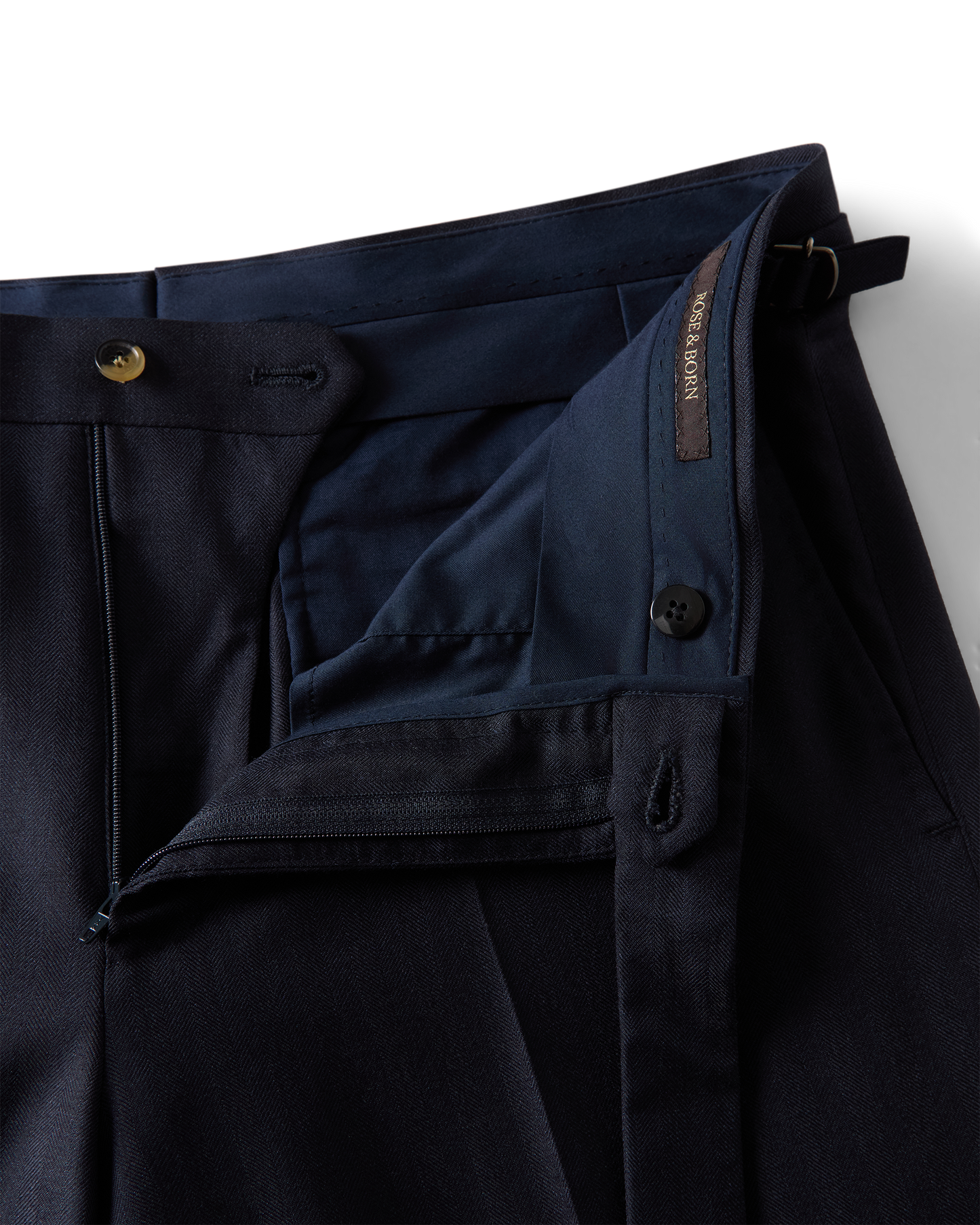 Wool Silk Suit Navy