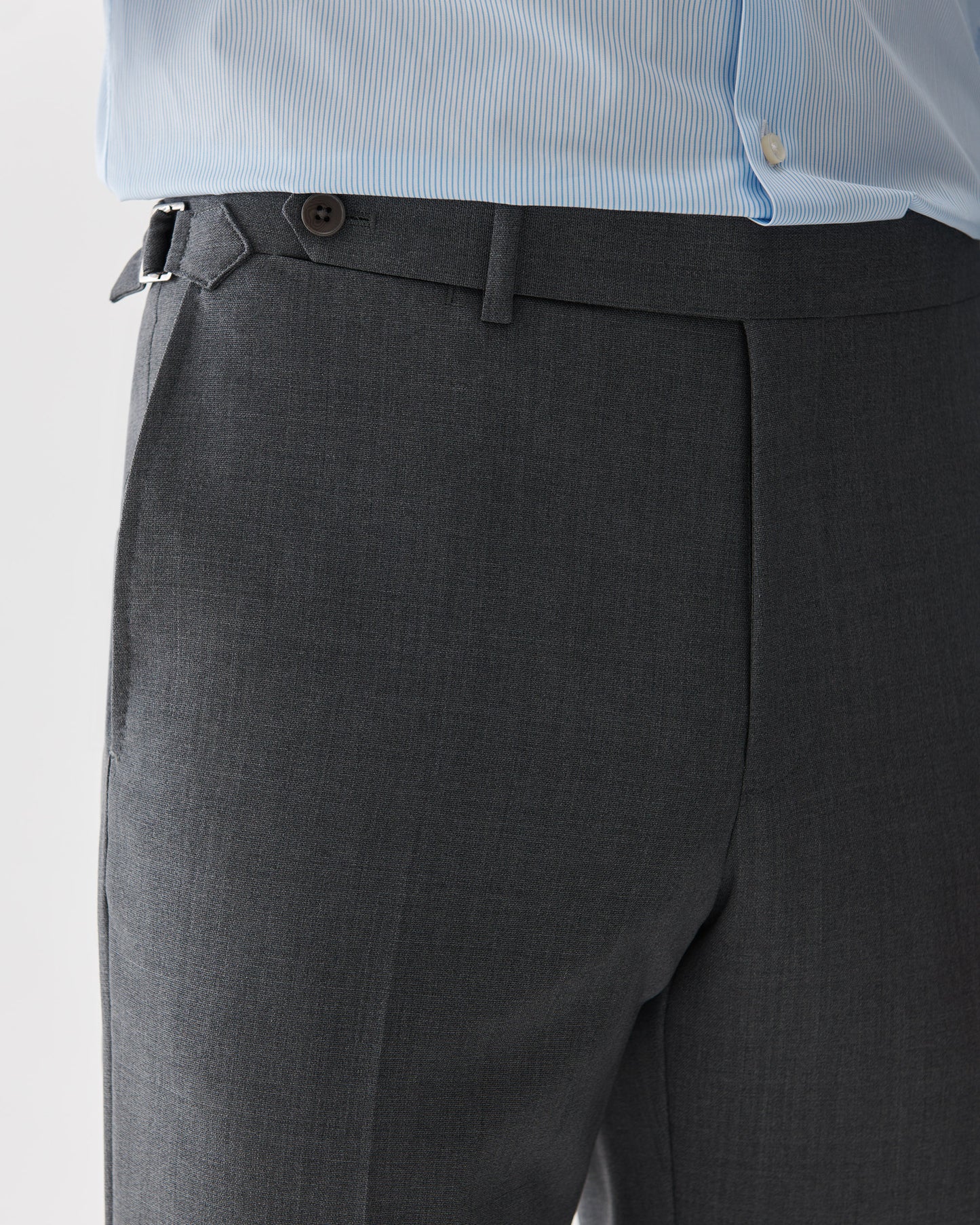 Traveler Wool Trouser Light Grey