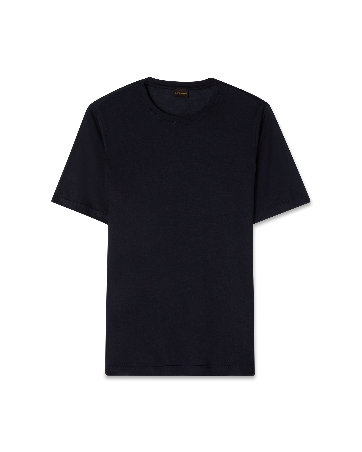 T-shirt Siden Marinblå