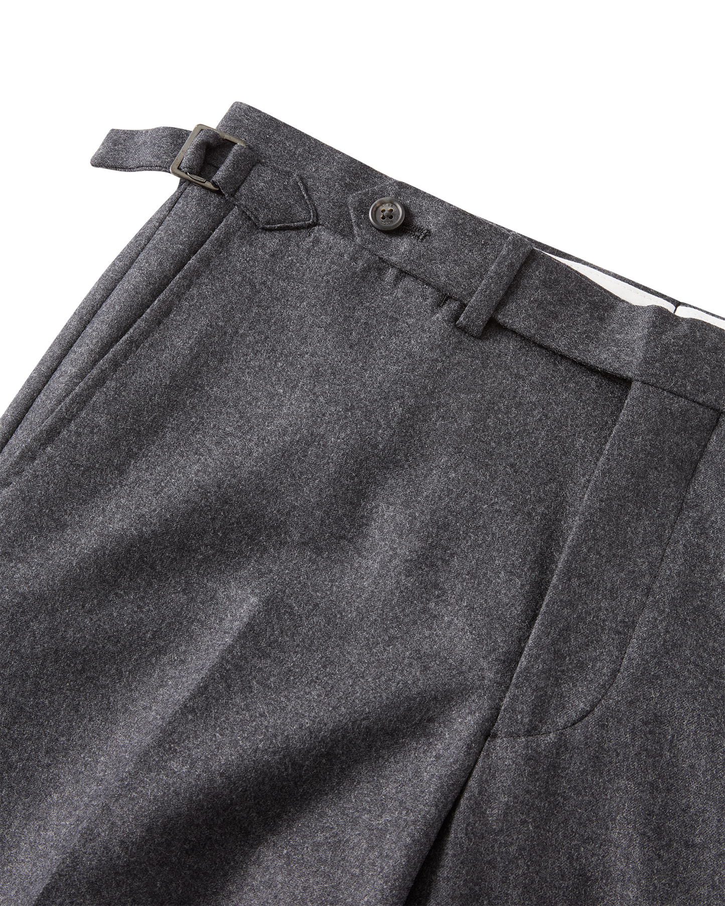 Flannel Wool Trouser Grey