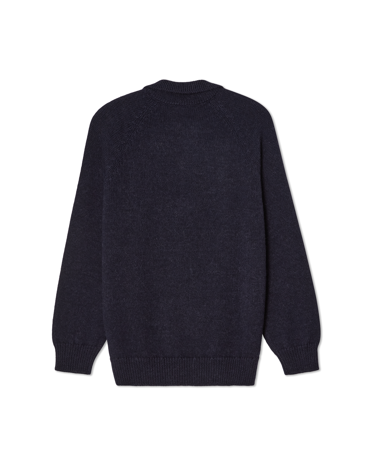 Chunky Polo Sweater Navy