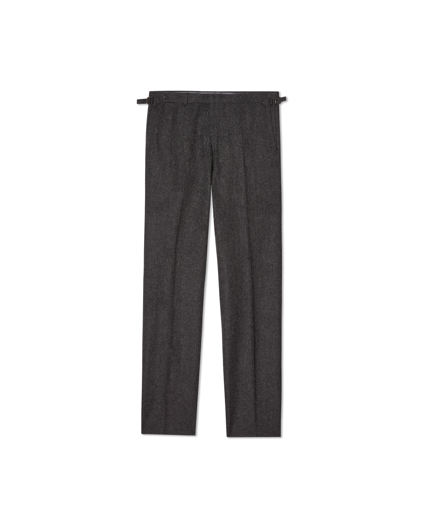 Herringbone Flannel Suit Grey