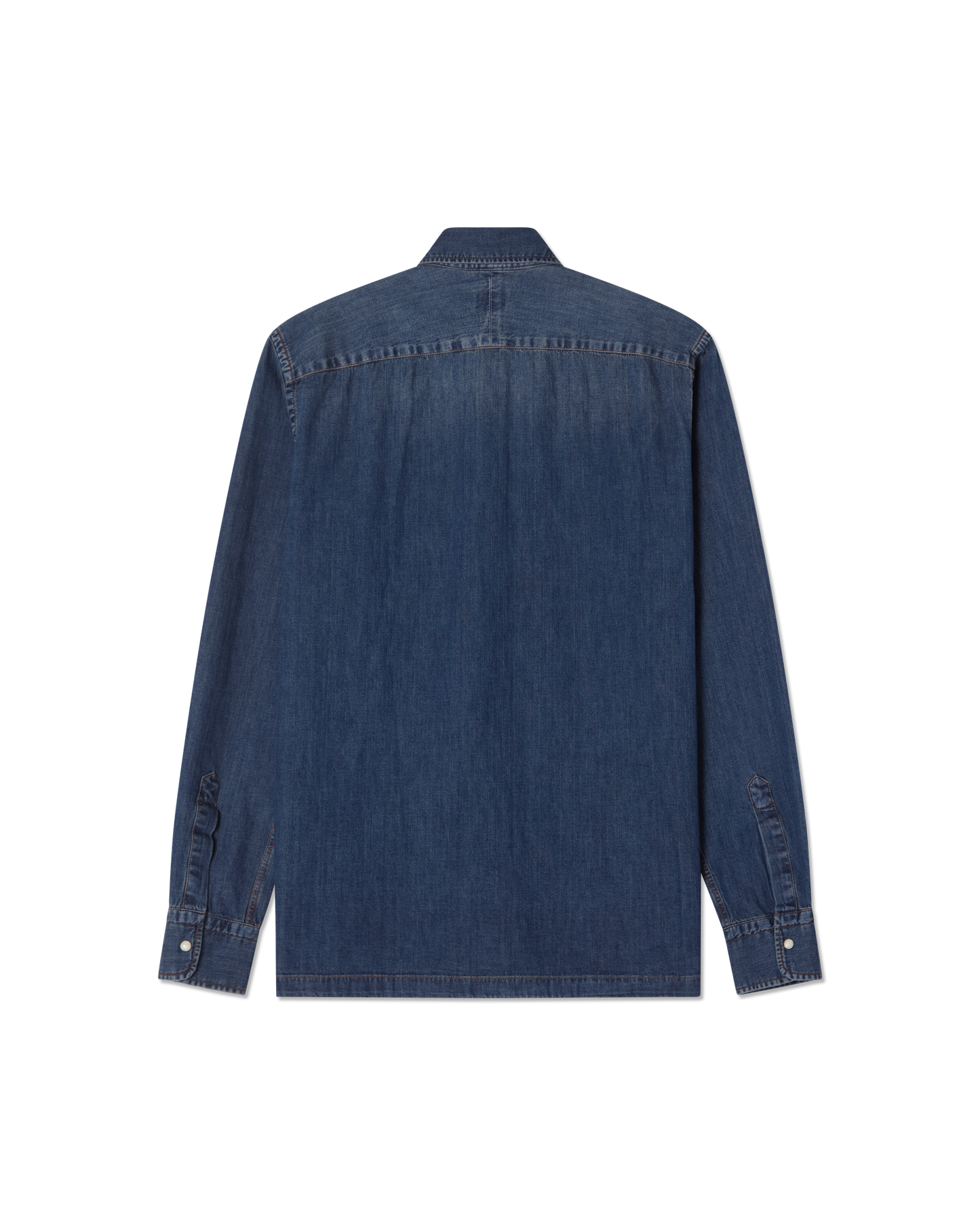 Western Denim Shirt Blue