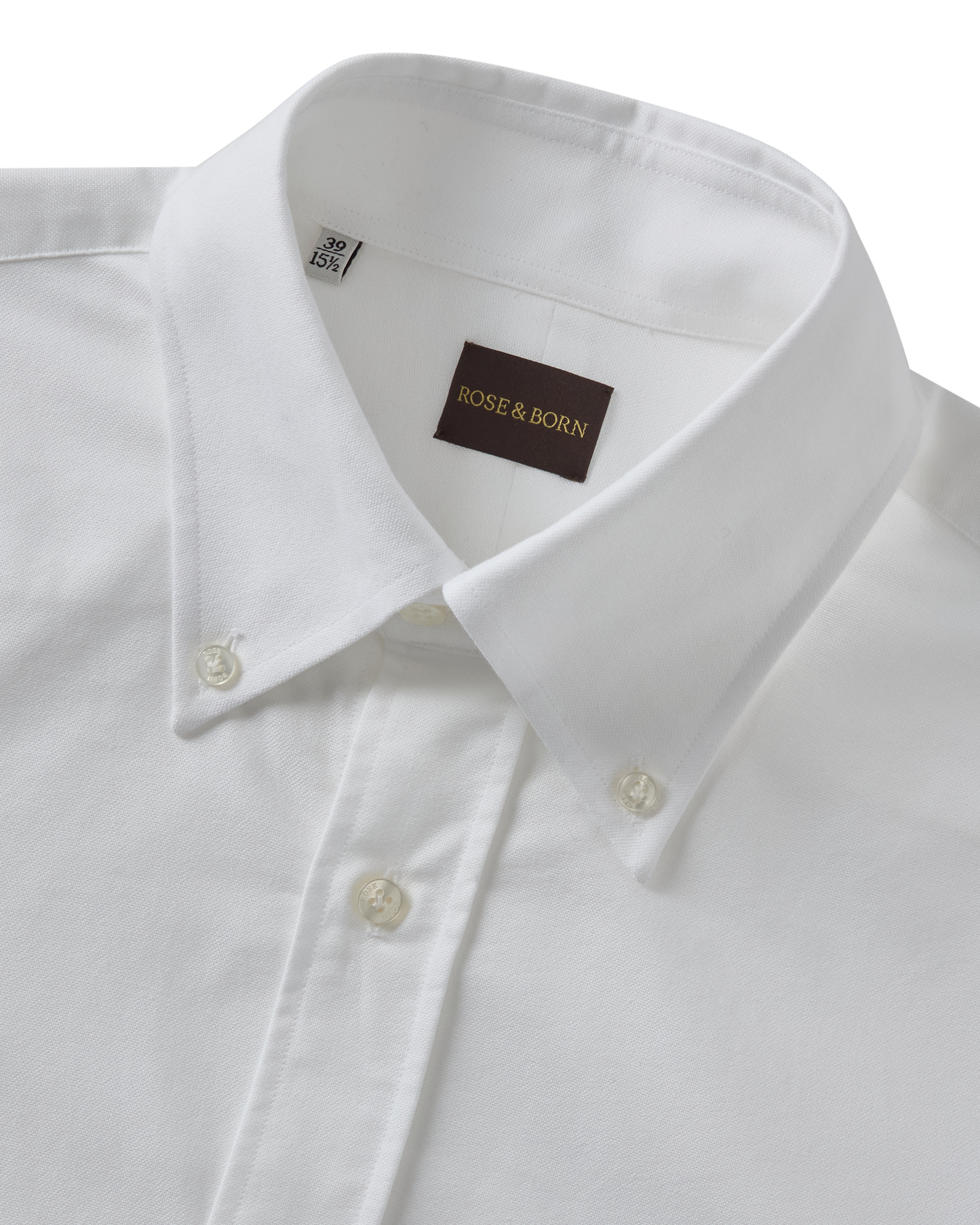 Skjorta Oxford Button-Down Vit