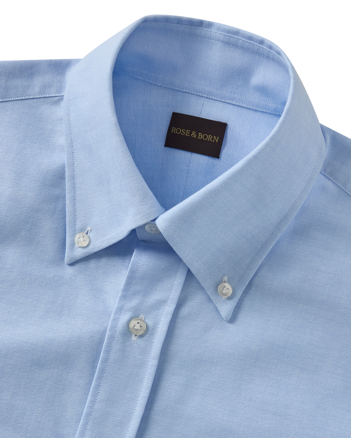 Skjorta Oxford Button-Down Ljusblå