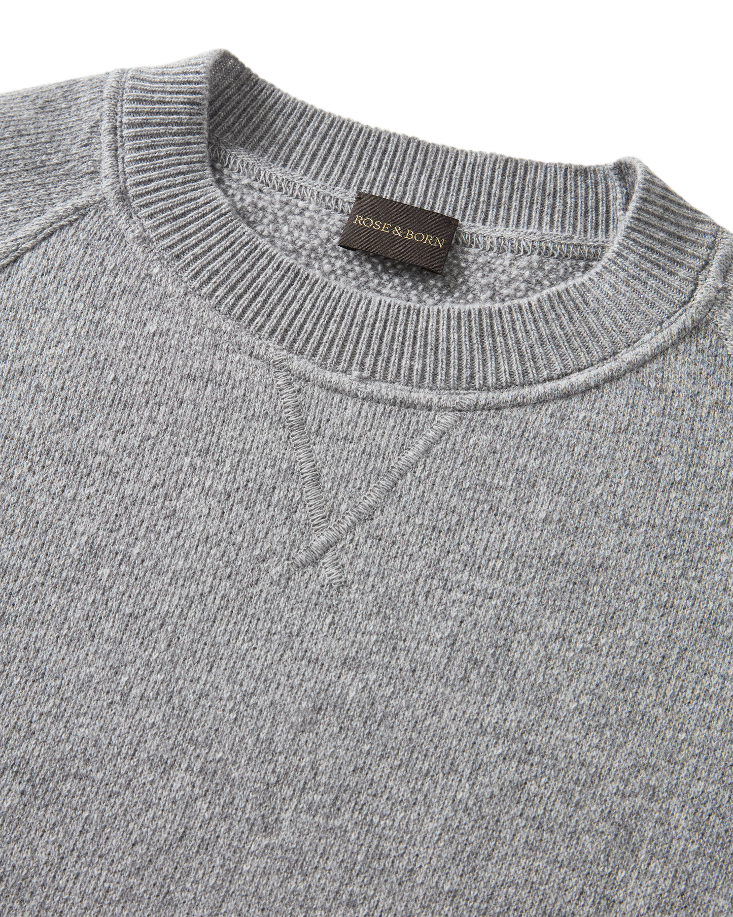Knit College Sweater Light Grey