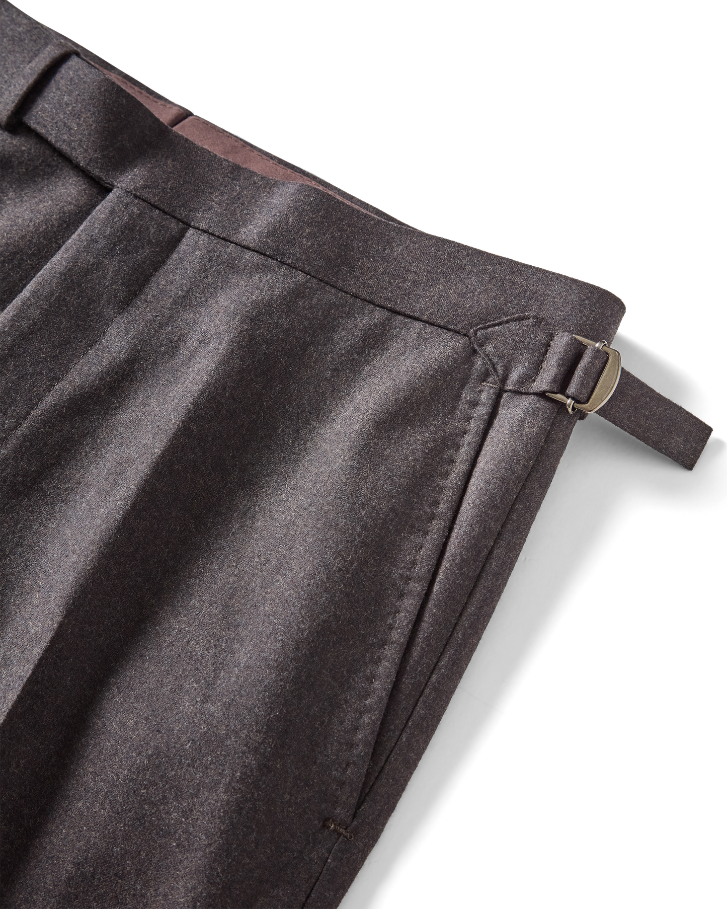 Flannel Wool Trouser Brown