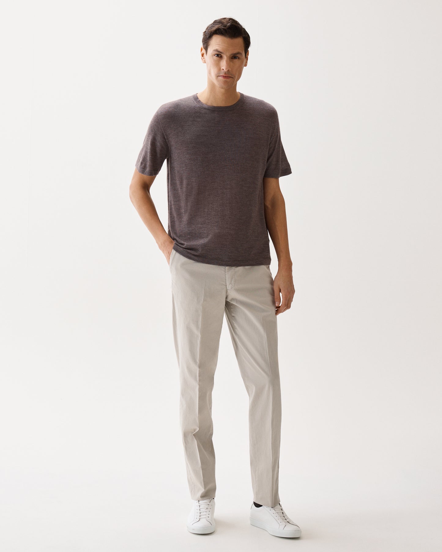Cotton Chino Trouser Beige