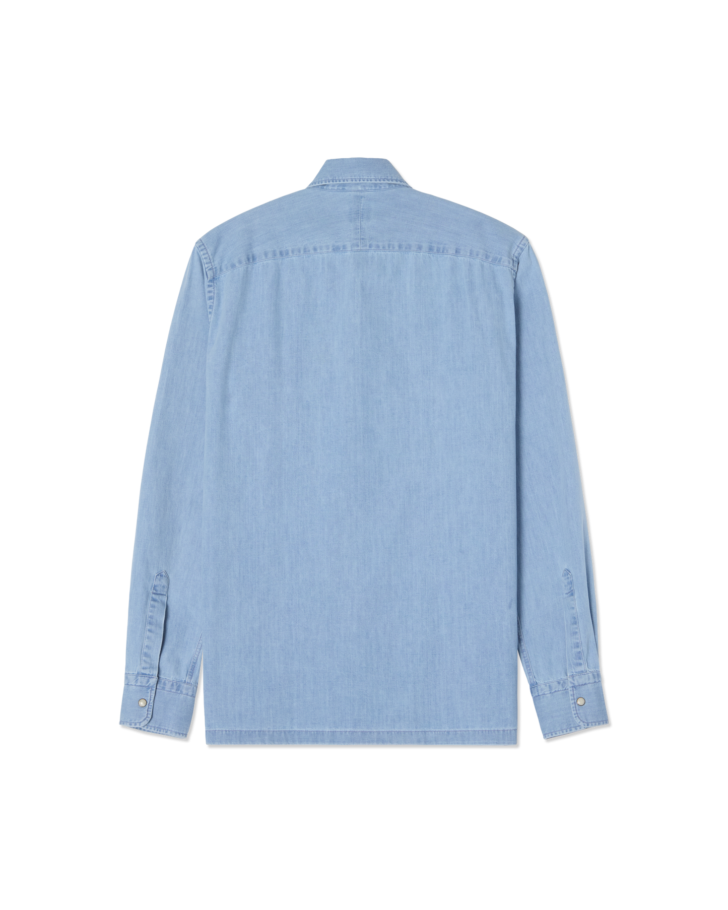 Western Denim Shirt Light Blue