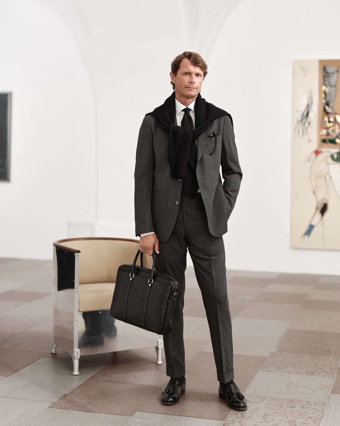 Traveler Wool Suit Grey