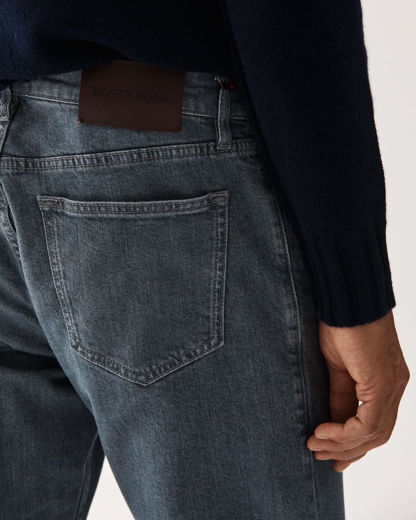 Slim Fit Jeans Grå