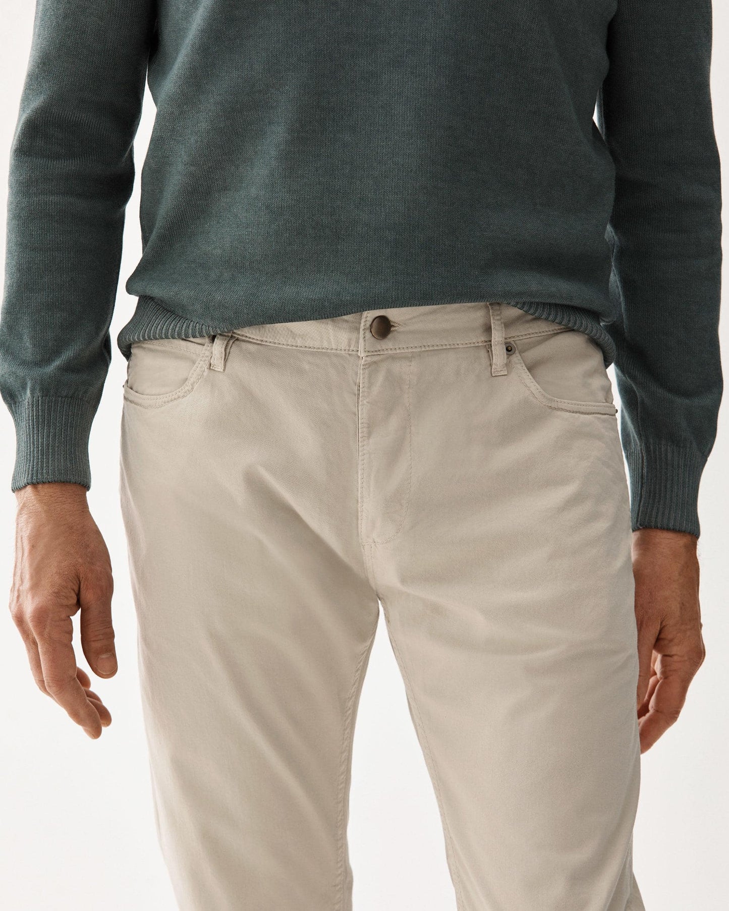 Jeans Bomull Beige