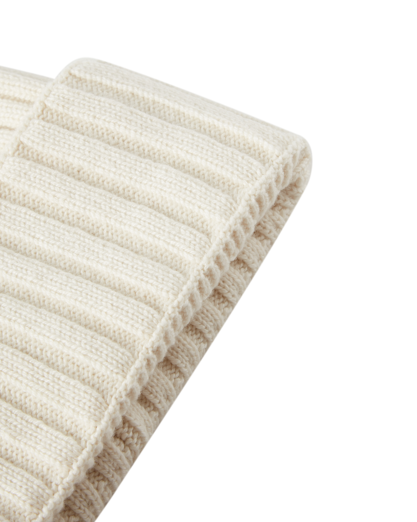 Cashmere Beanie White