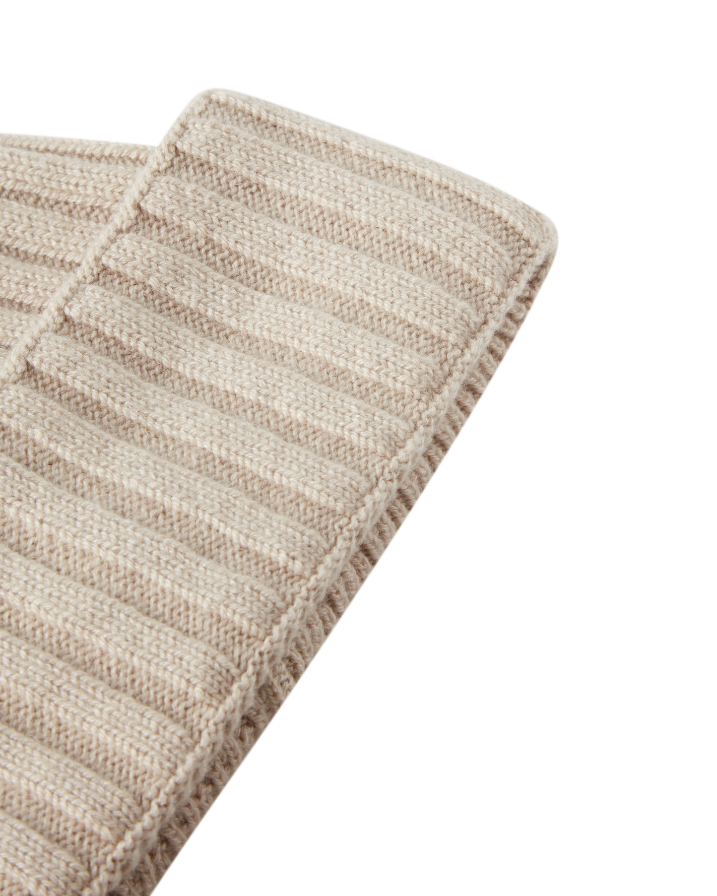 Cashmere Beanie Beige