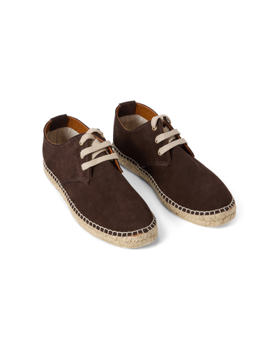 Sailor Espadrille Suede Brown