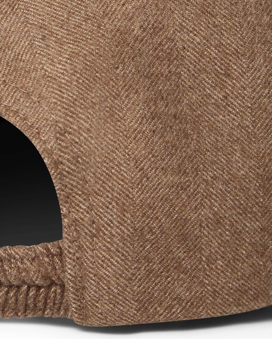 Wool Cashmere Cap Tobacco