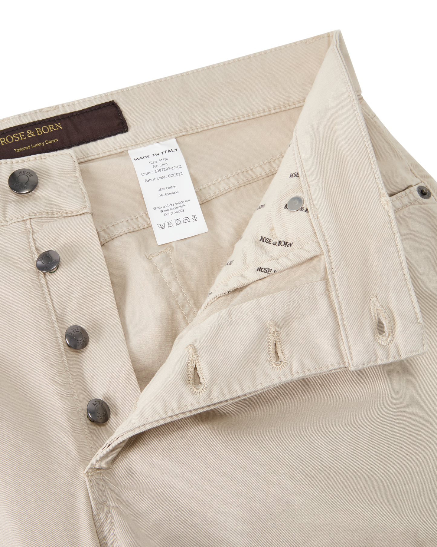 Jeans Bomull Beige