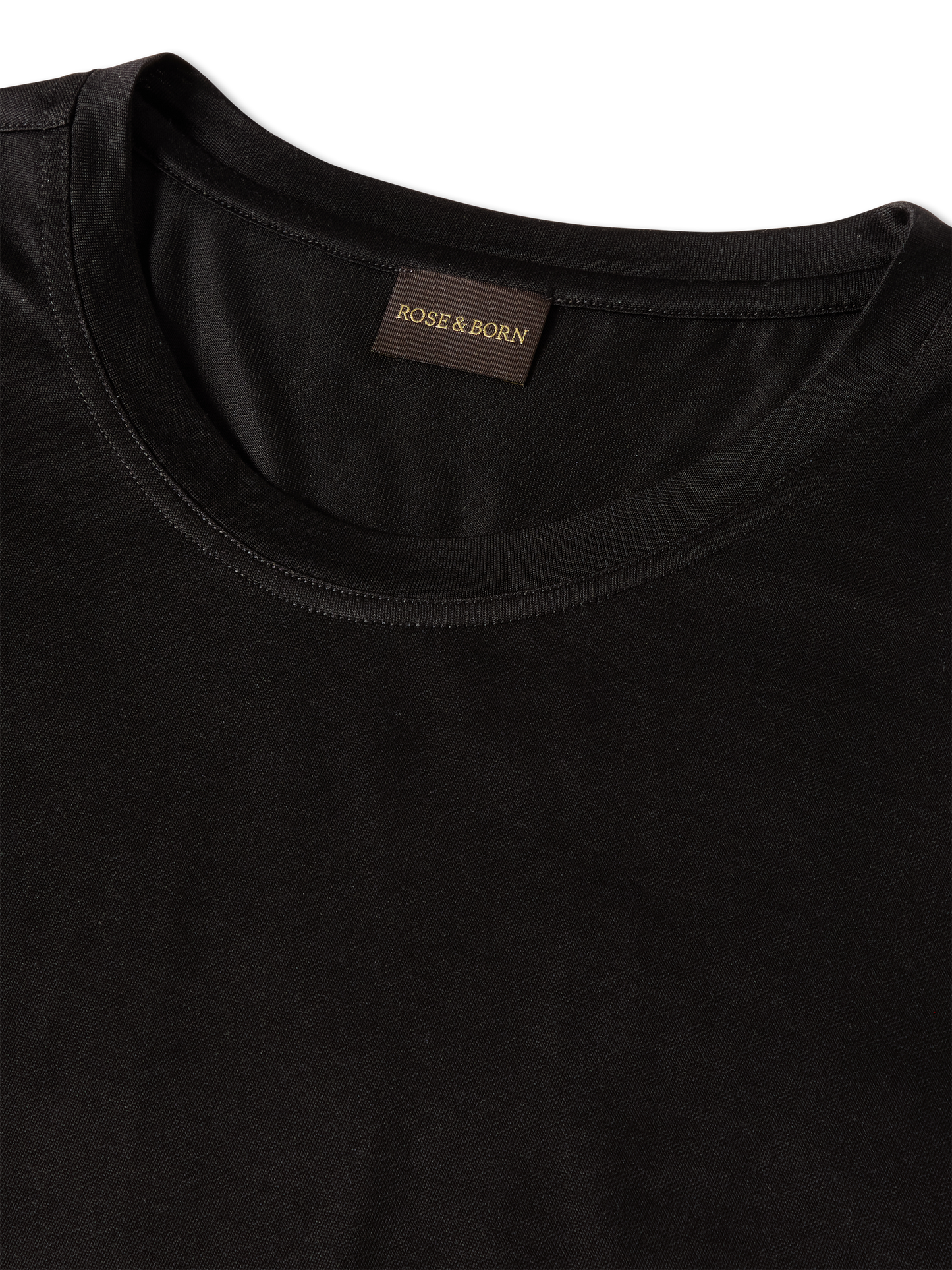T-shirt Siden Svart