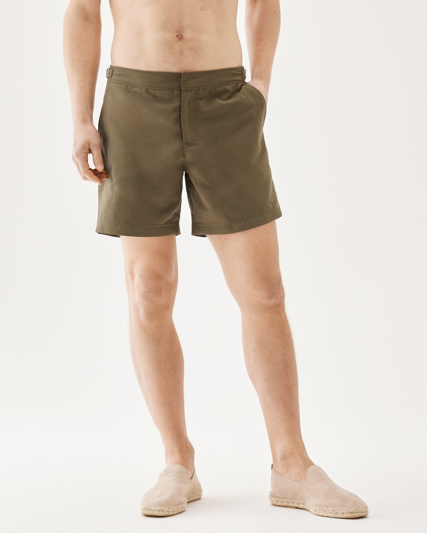 Tailored Swim Trunk Olive