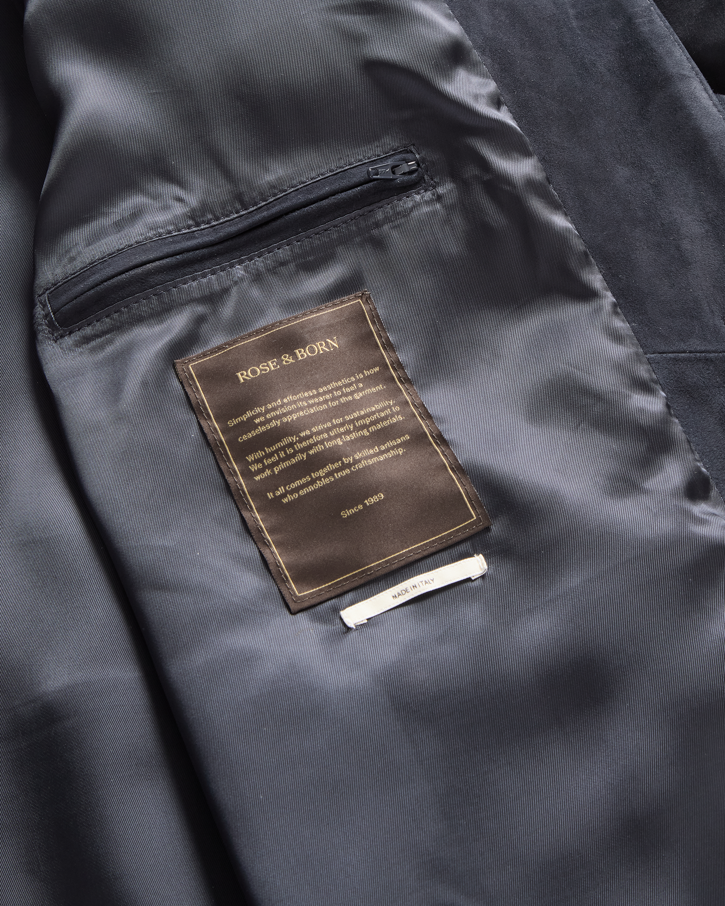 Overshirt Mocka Marinblå