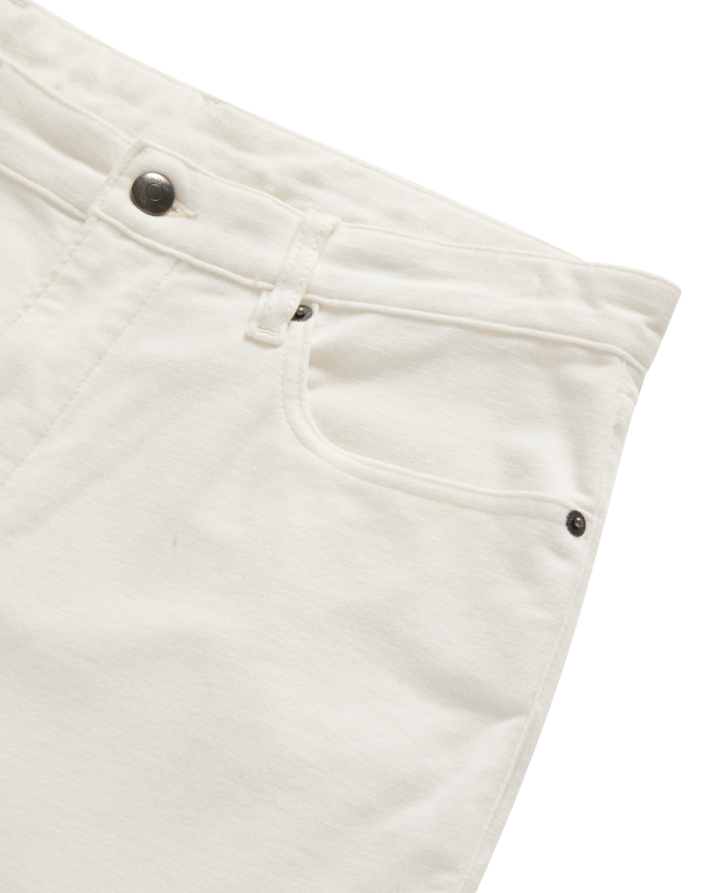 Jeans Mollskinn Vita