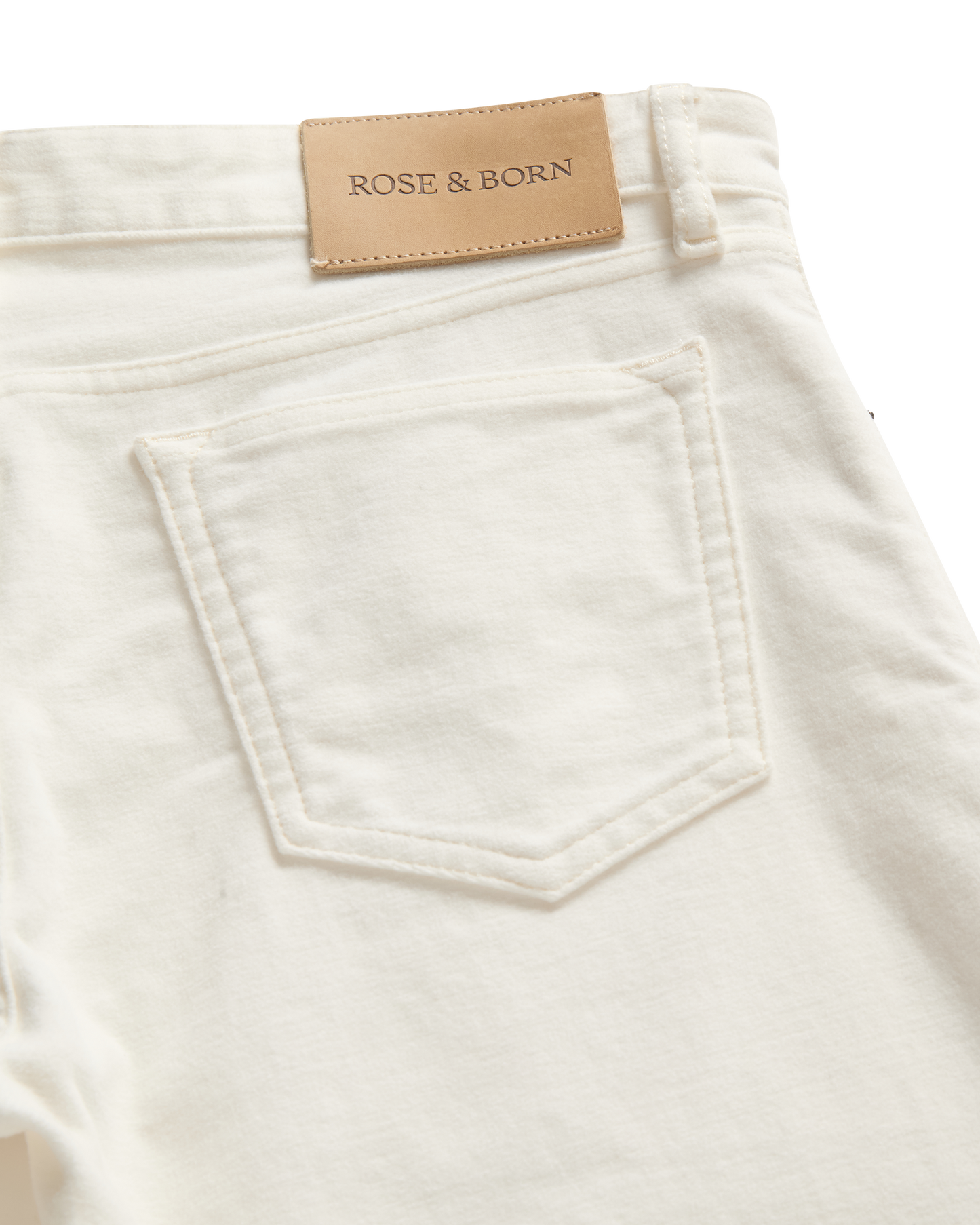 Jeans Mollskinn Vita