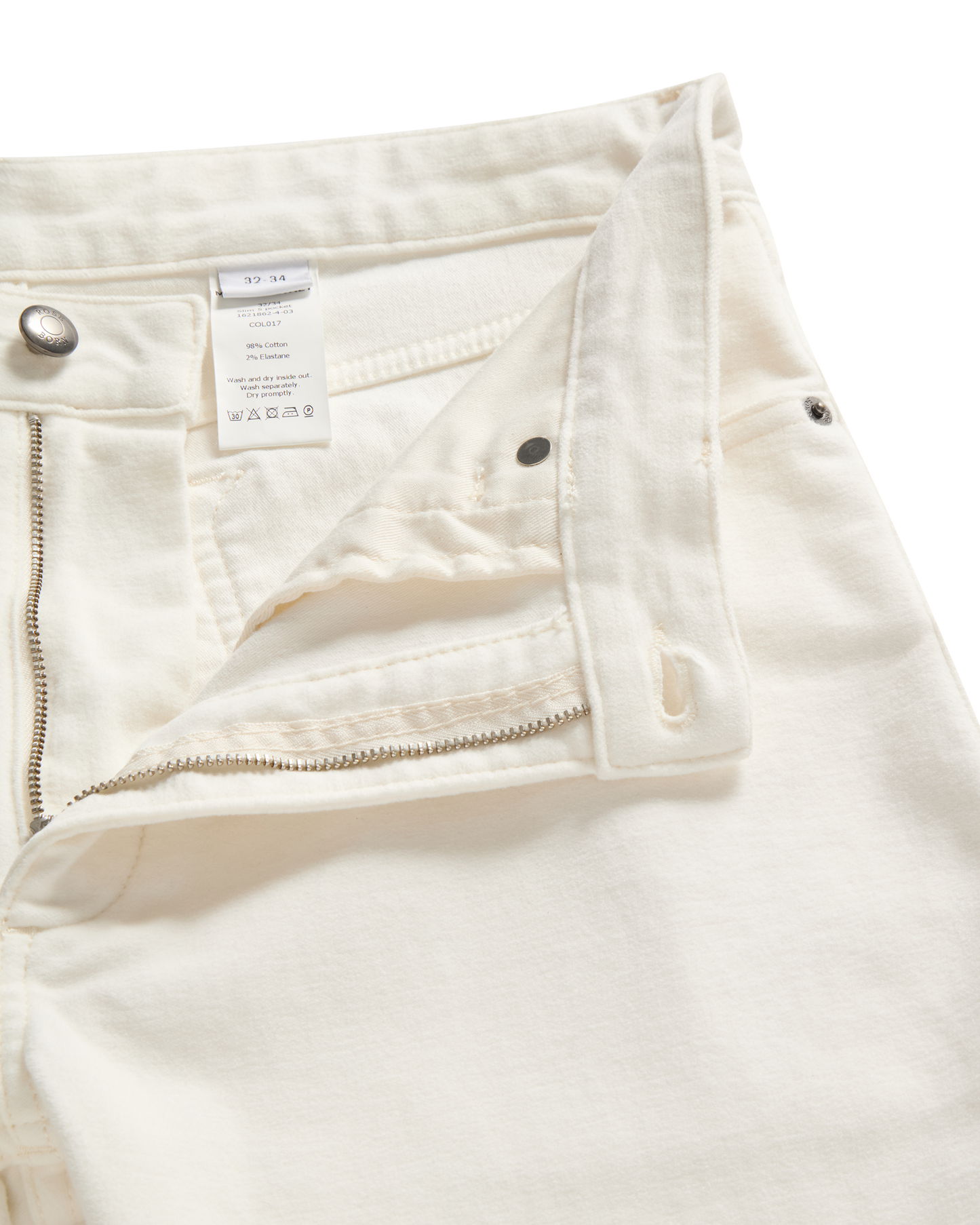 Jeans Mollskinn Vita