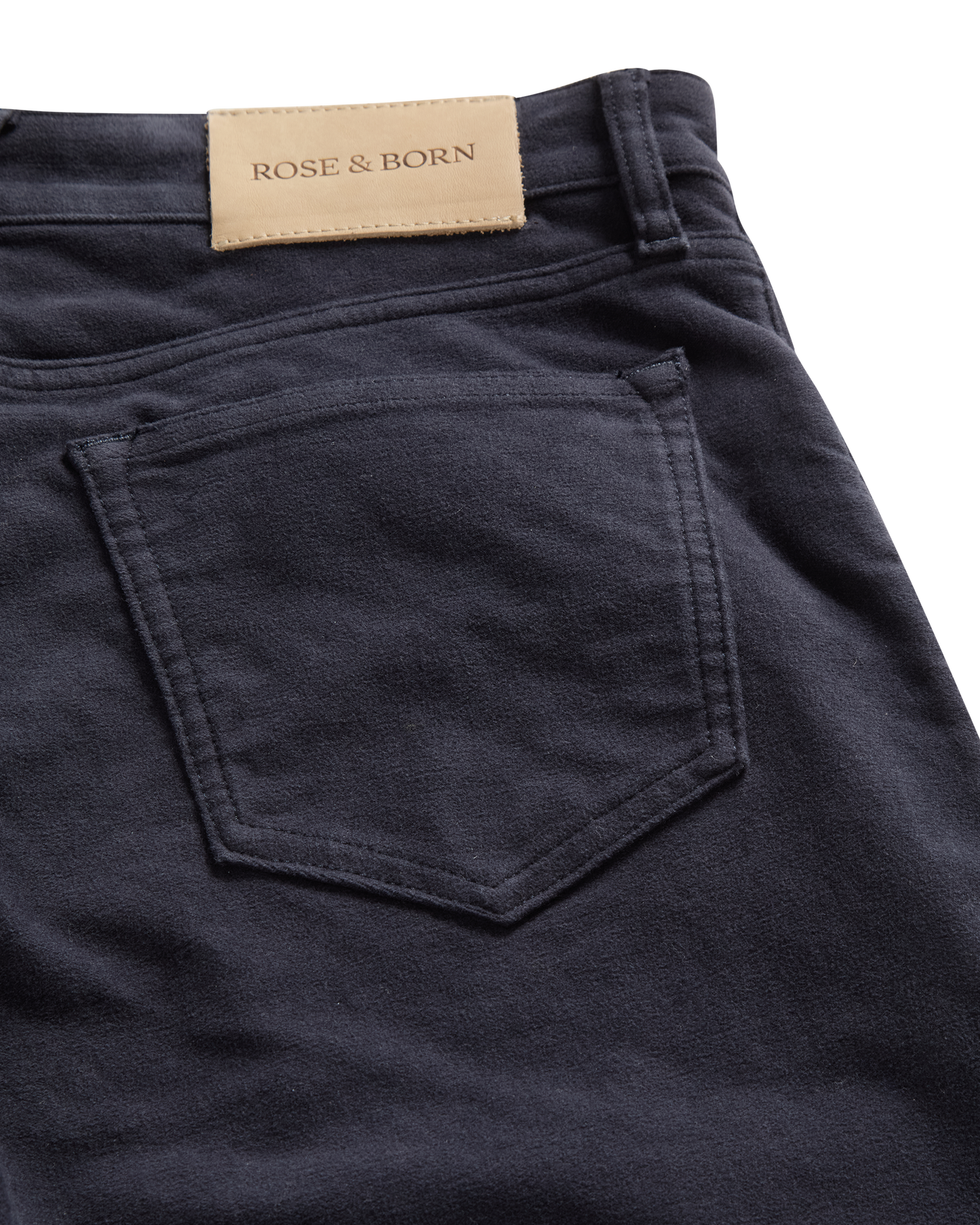 Jeans Mollskinn Marinblå