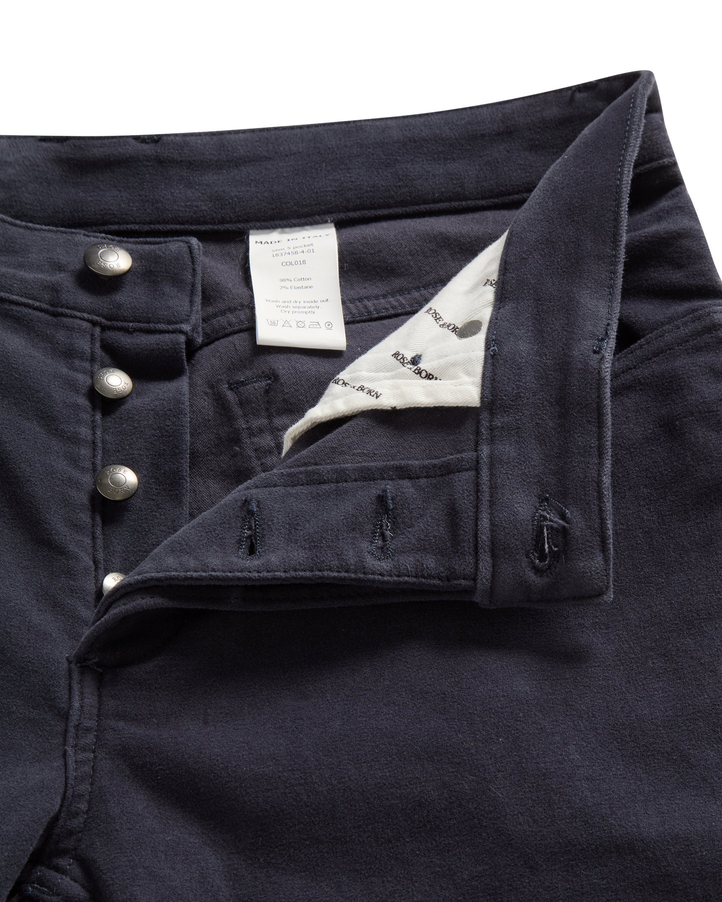 Jeans Mollskinn Marinblå