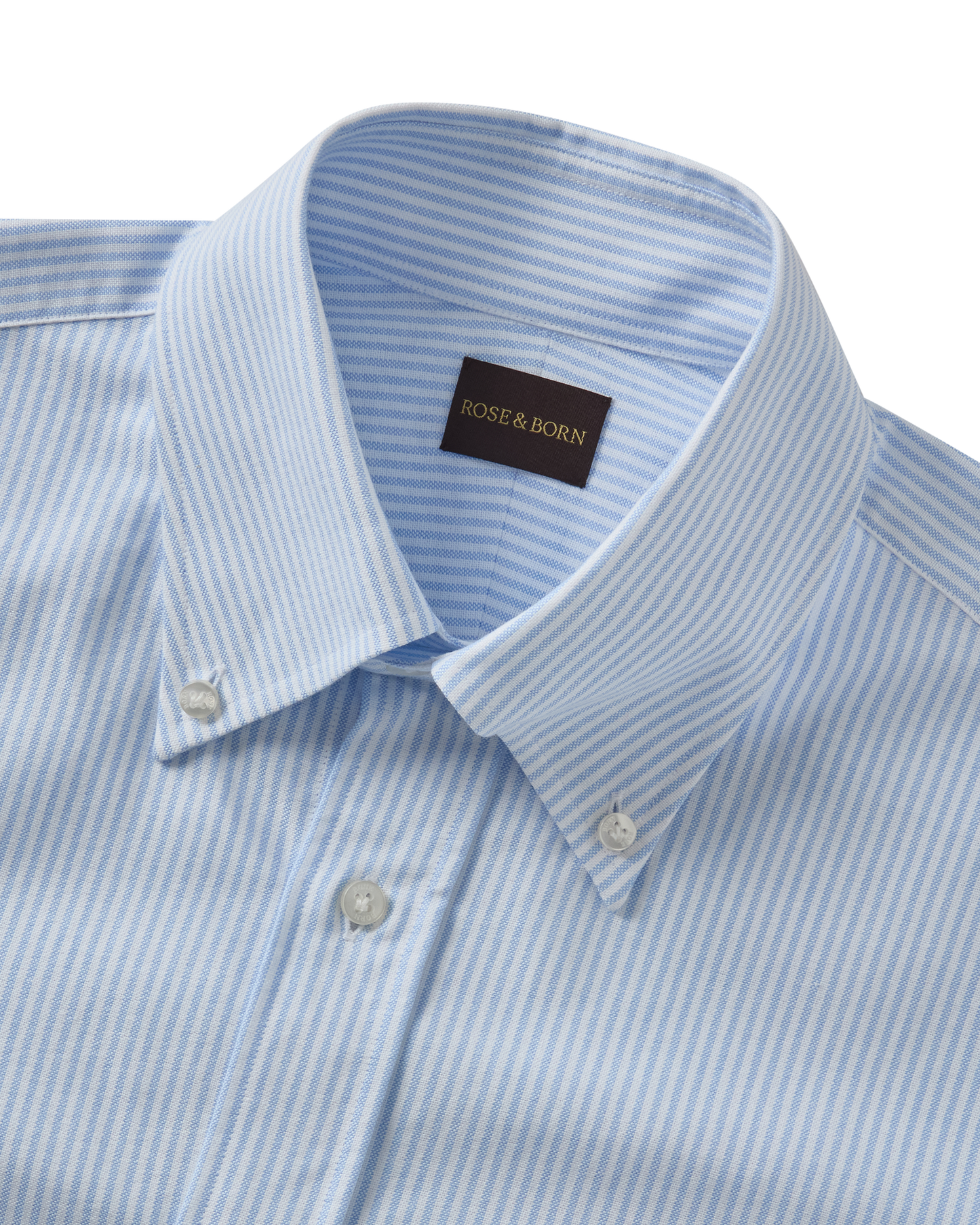 Oxford Button-Down Shirt Light Blue Stripe
