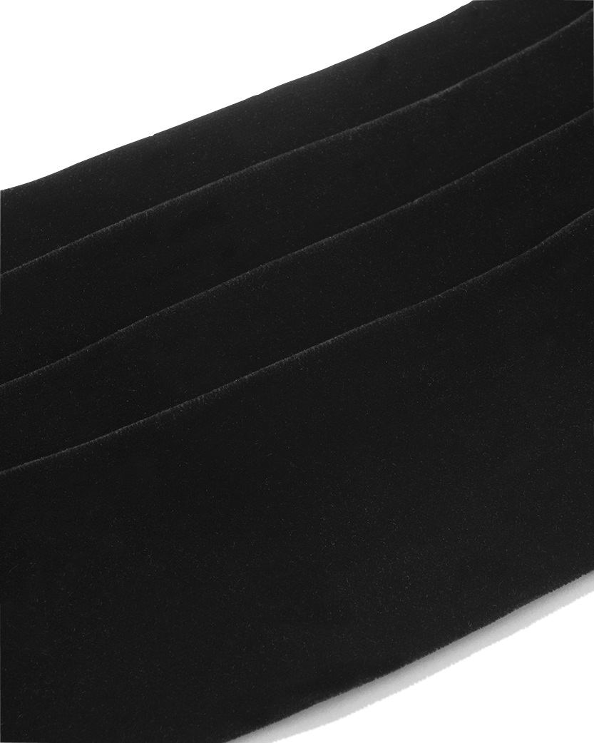 Cummerbund Velvet Black