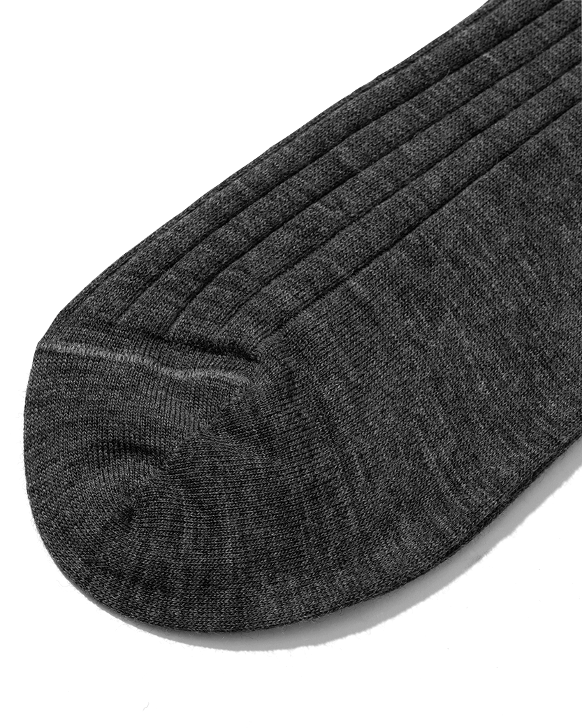 Wool Ankle Socks Grey