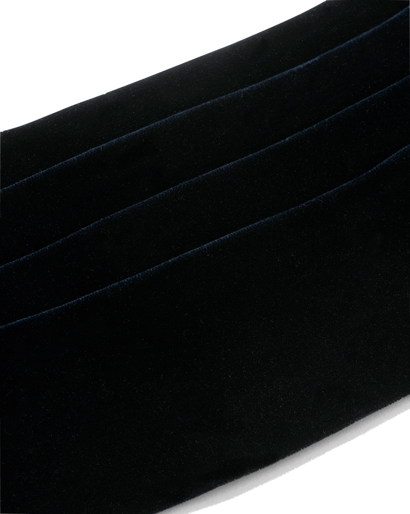 Cummerbund Velvet Navy