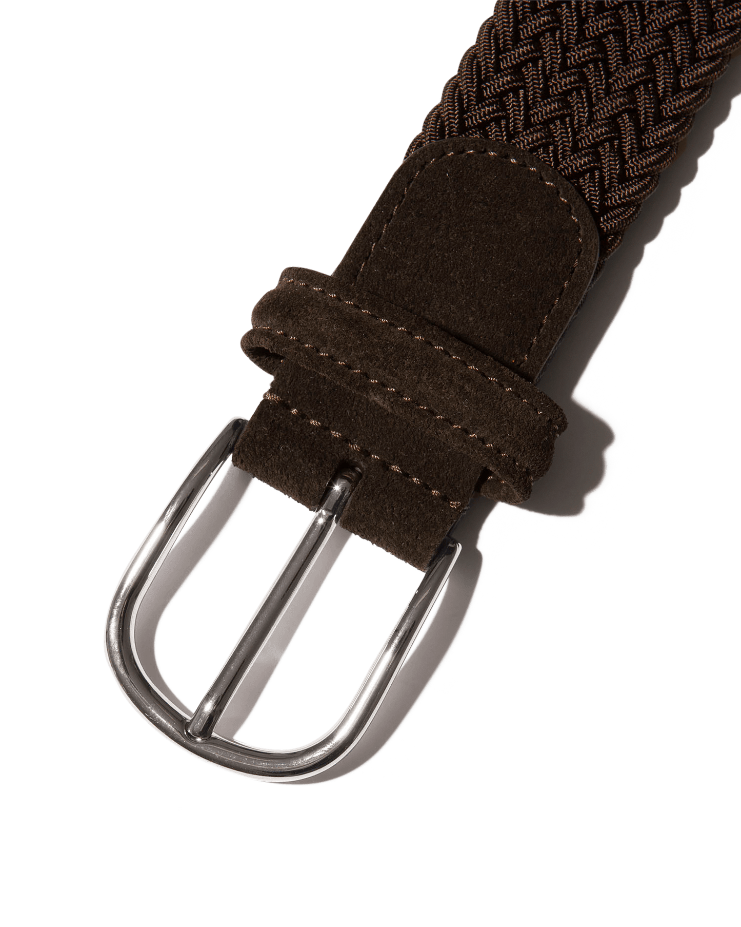 Woven Stretch Belt Brown