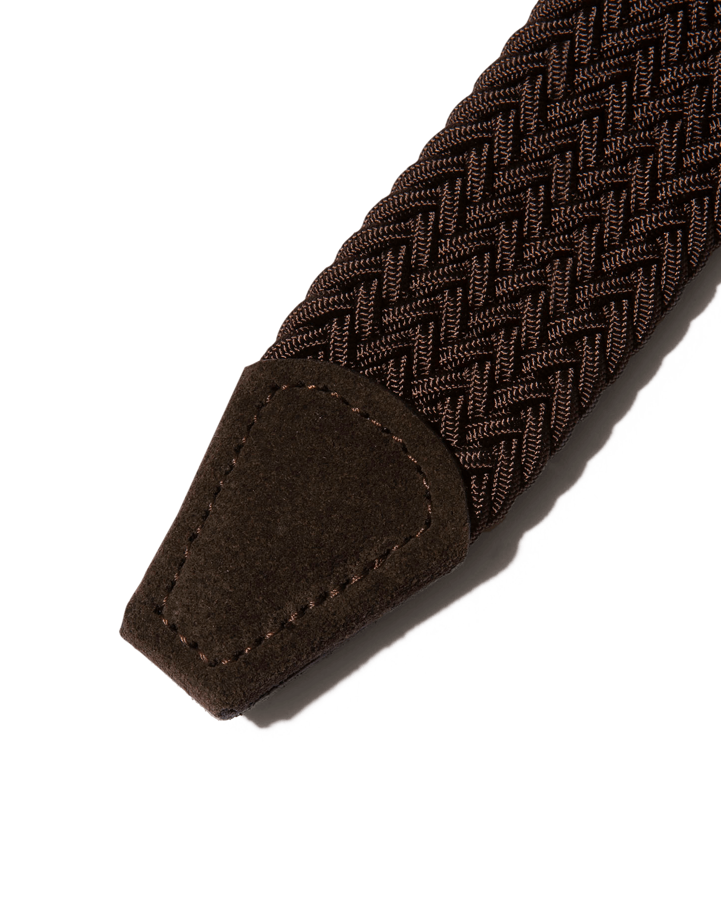 Woven Stretch Belt Brown