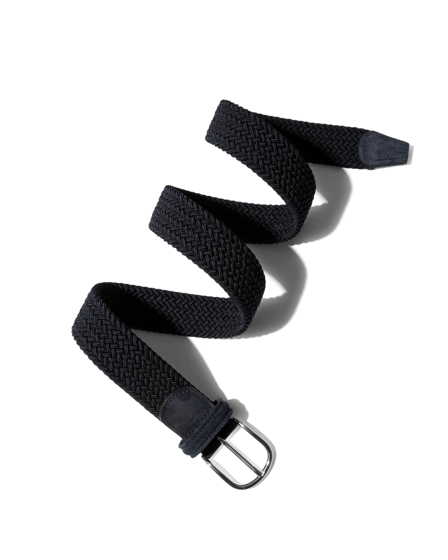 Woven Stretch Belt Navy