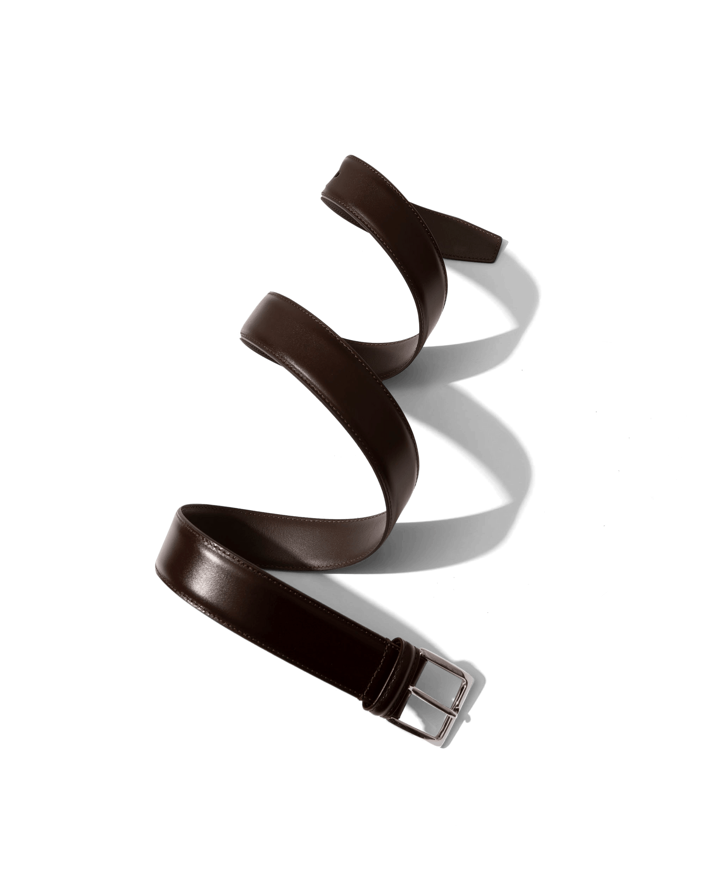 Calf Leather Belt Brown