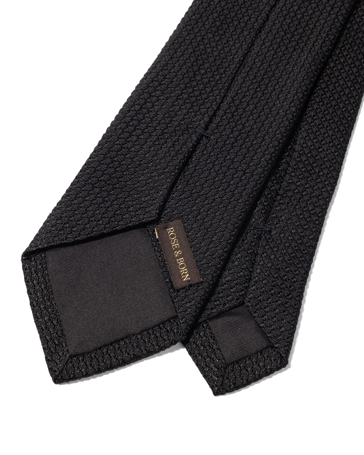 Silk Grenadine Tie Black Black