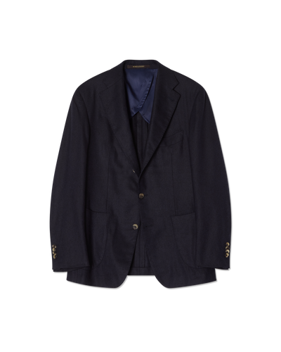 Silk Jacket Navy
