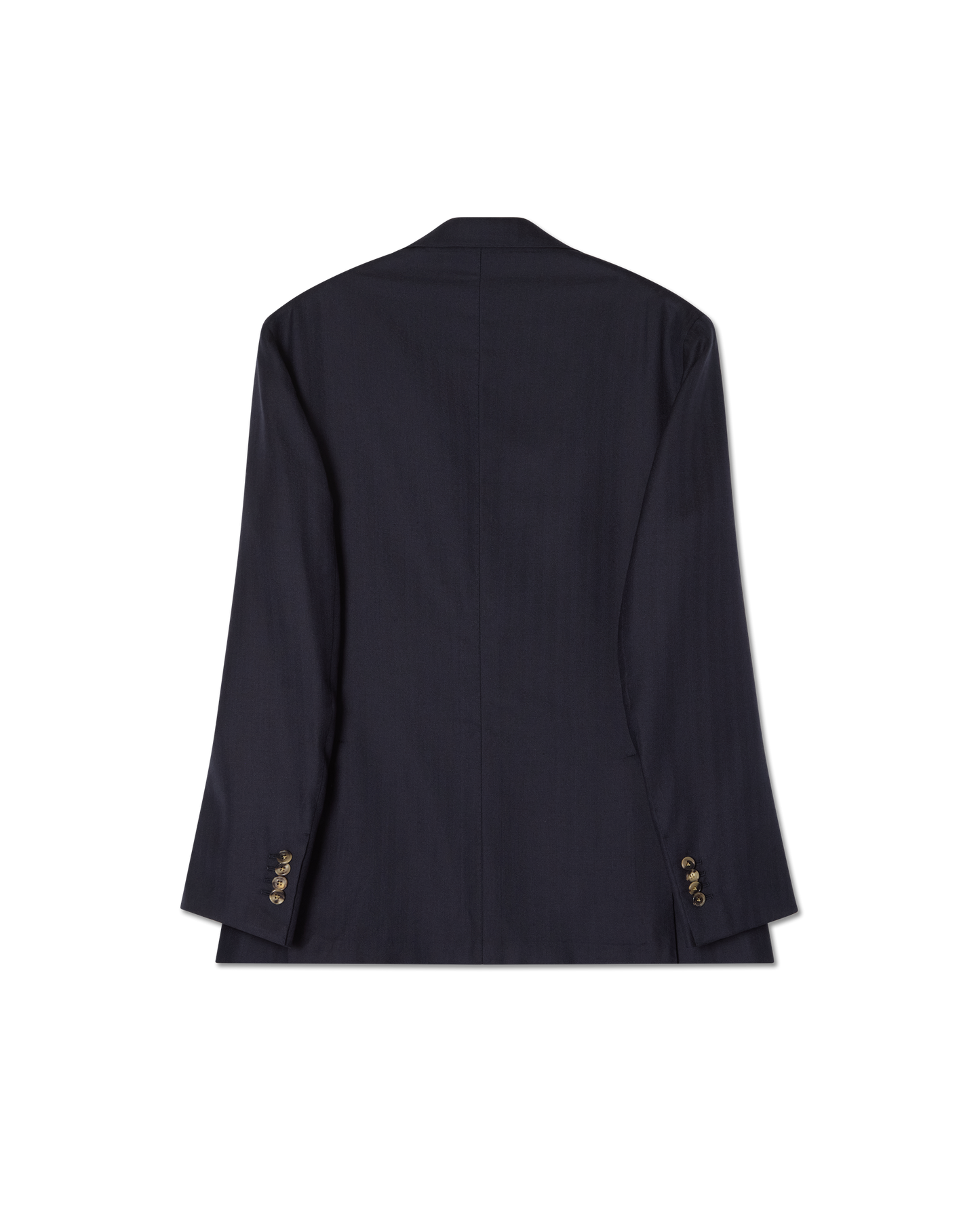 Wool Silk Suit Navy