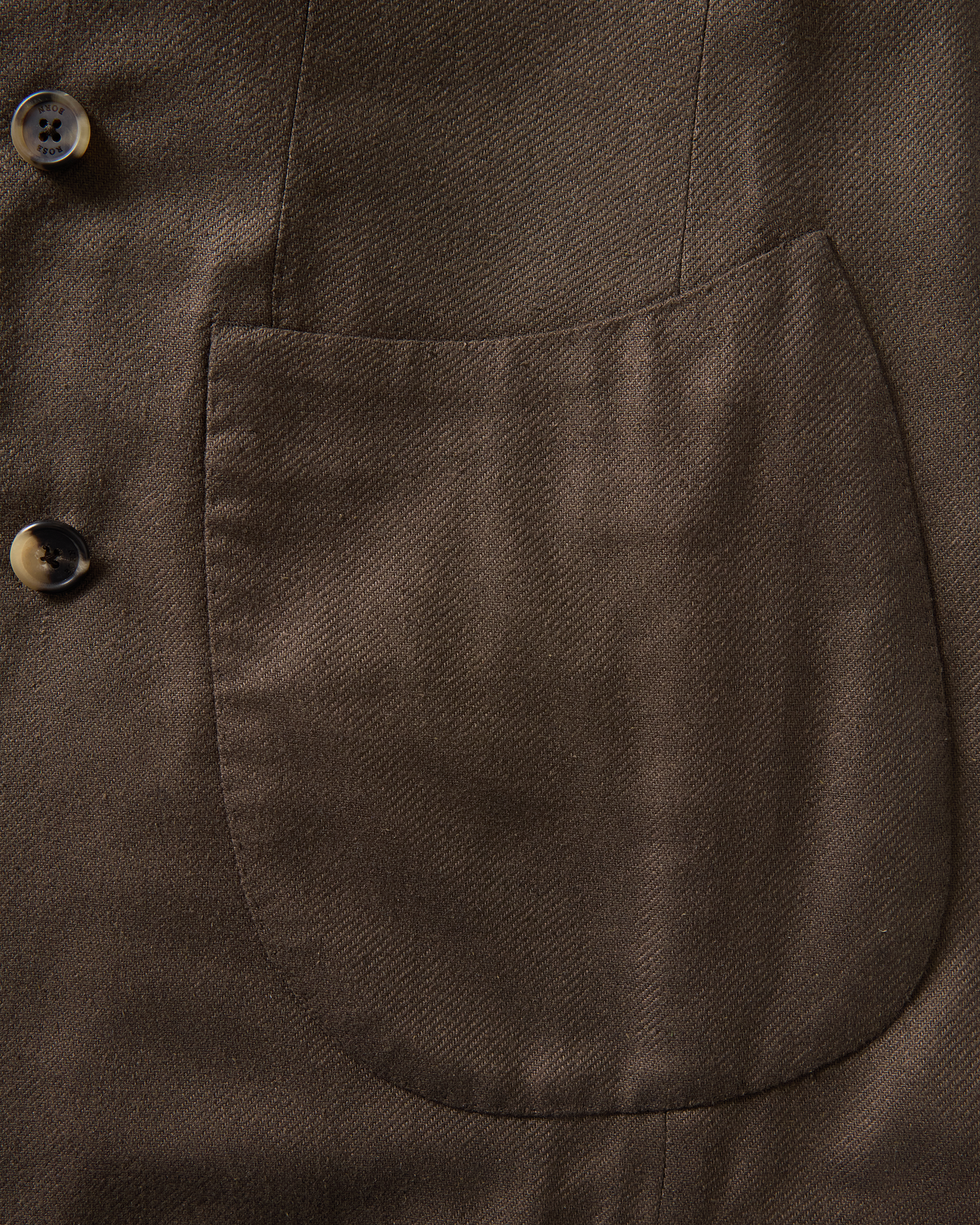 Silk Double Breasted Jacket Olive