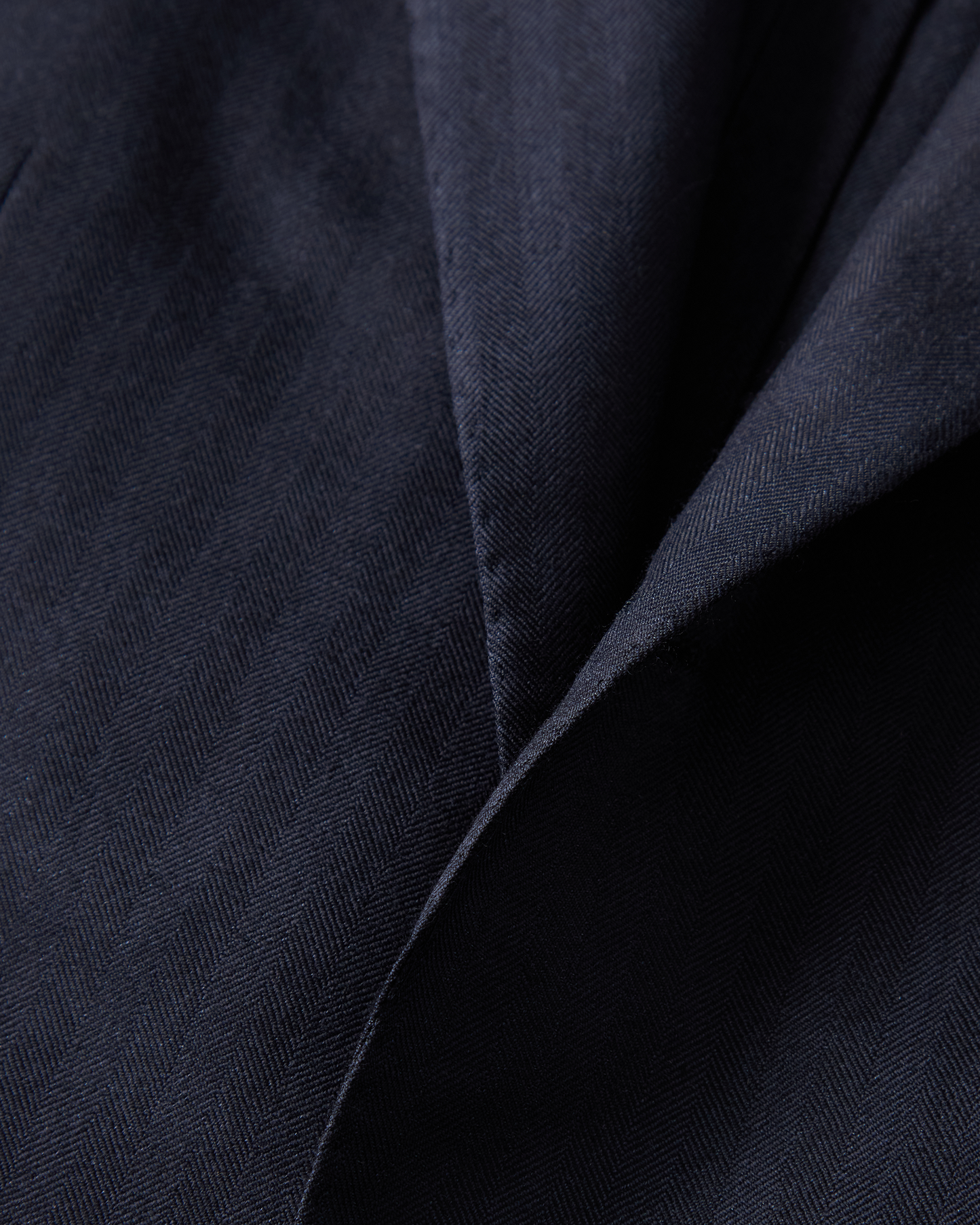 Wool Silk Suit Navy