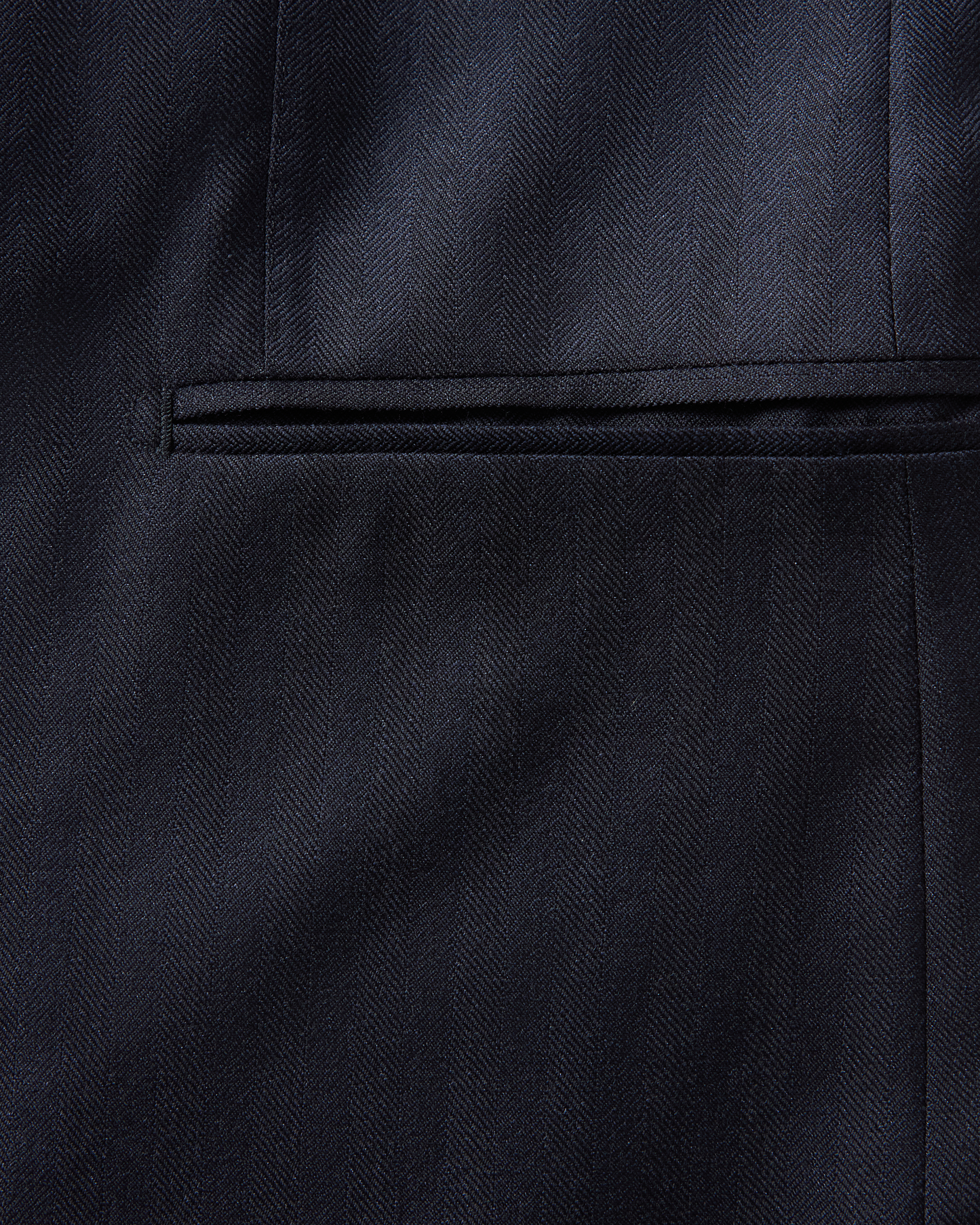 Wool Silk Suit Navy