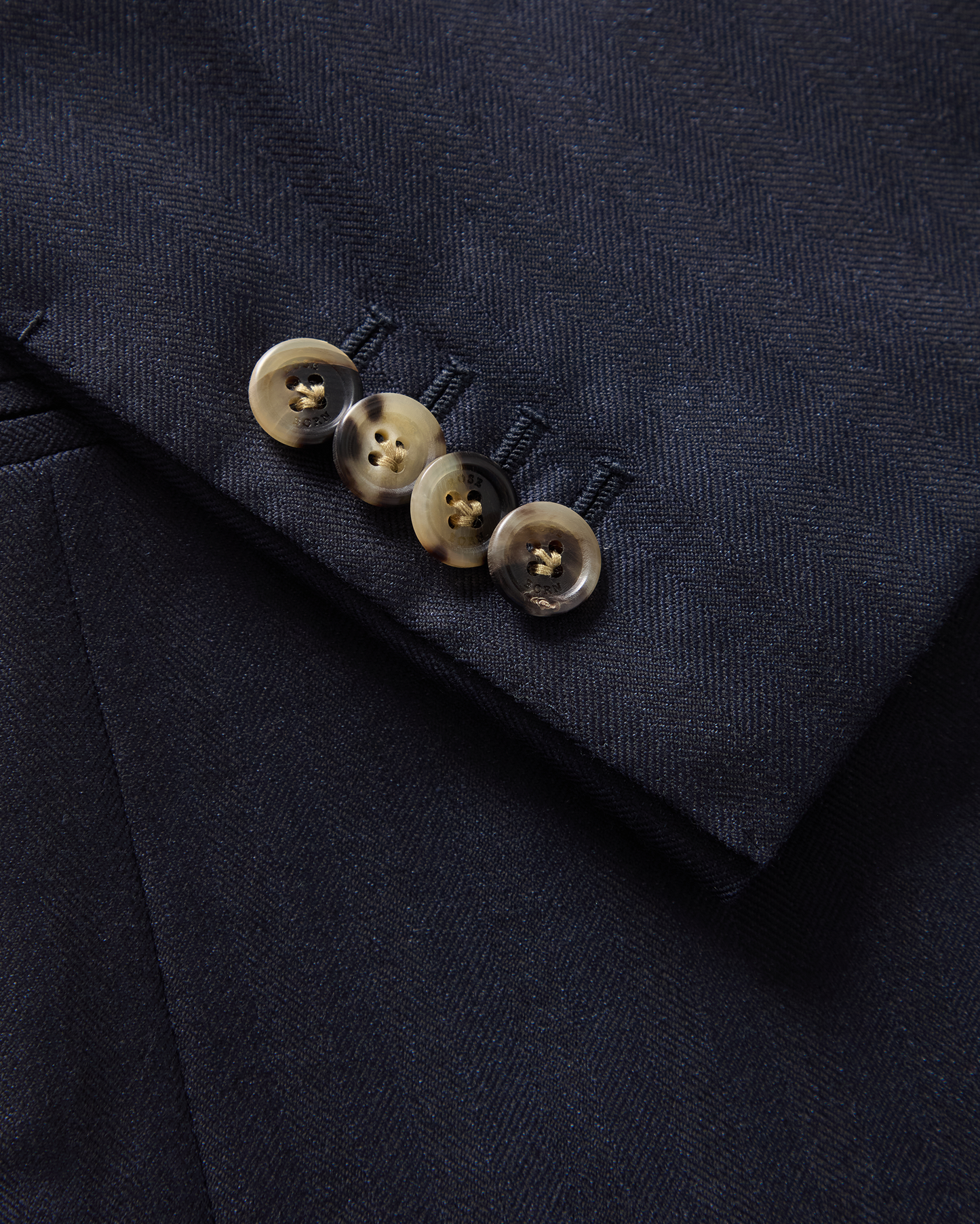 Wool Silk Suit Navy