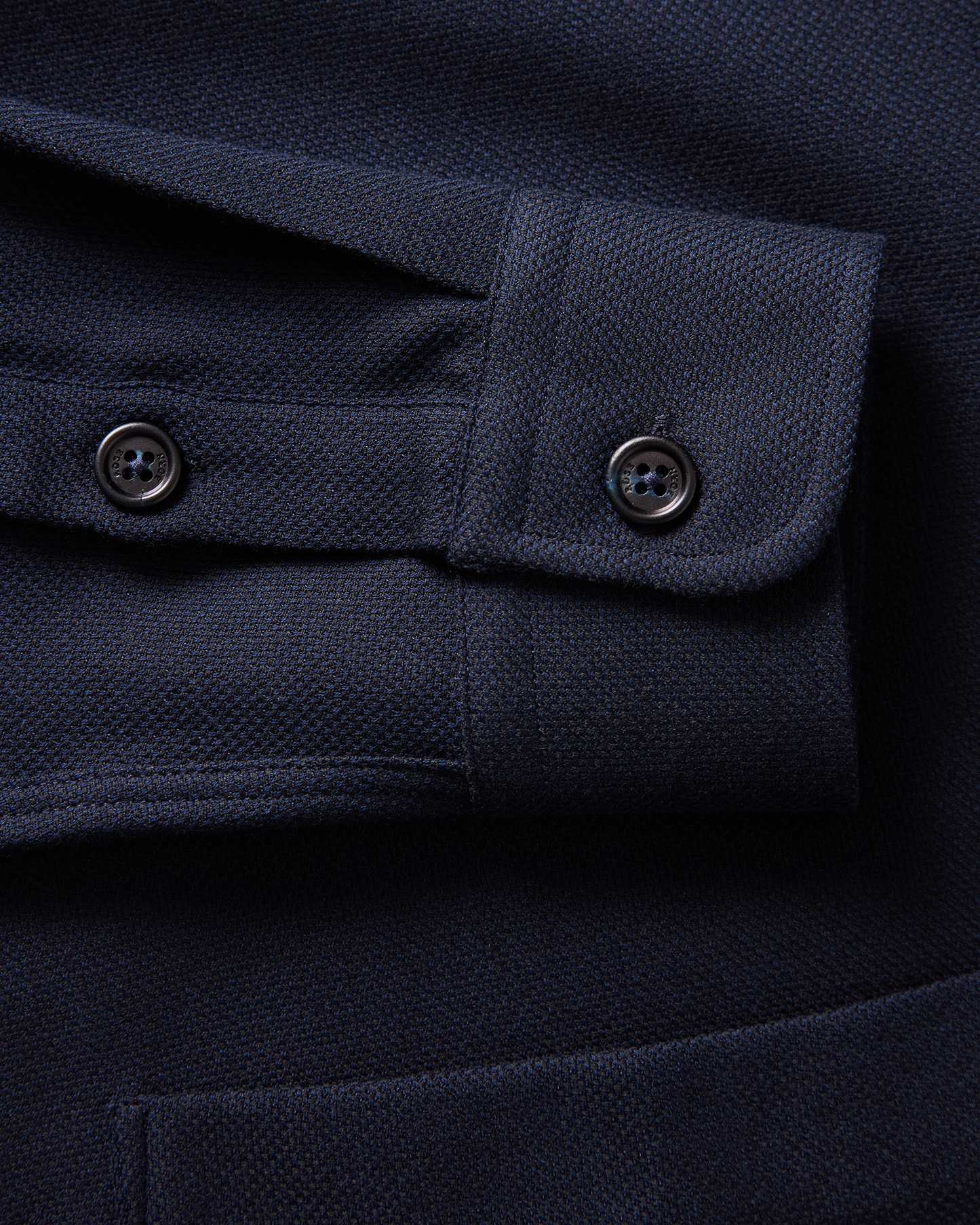 Cashmere Blend Resort Shirt Navy