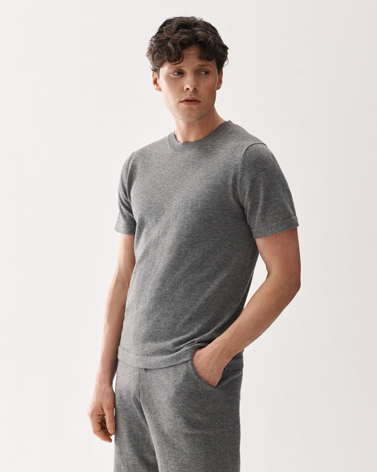 T-Shirt Merino Cotton Grey