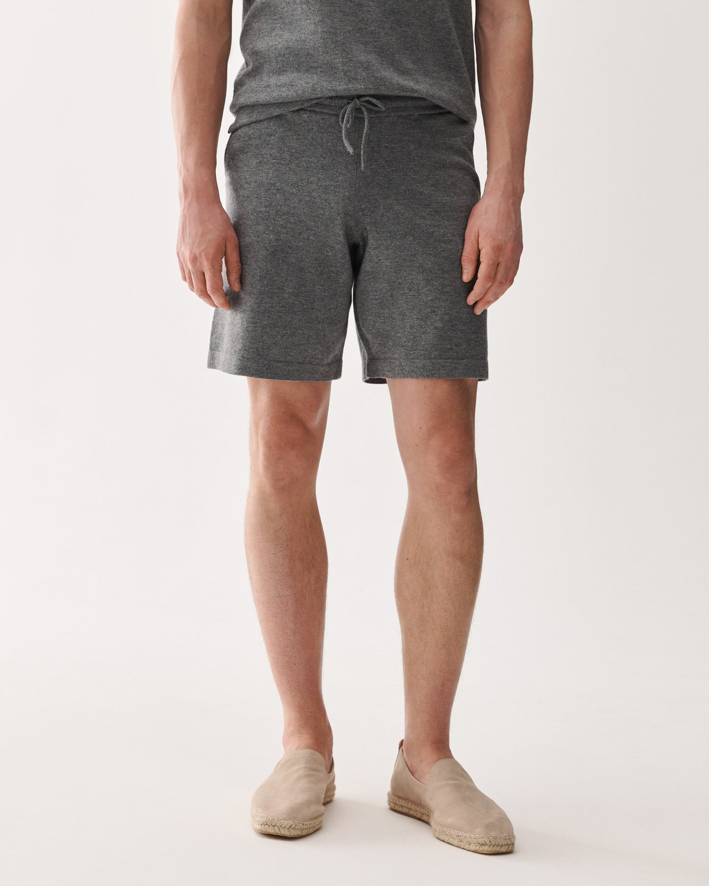 Shorts Merino Cotton Grey