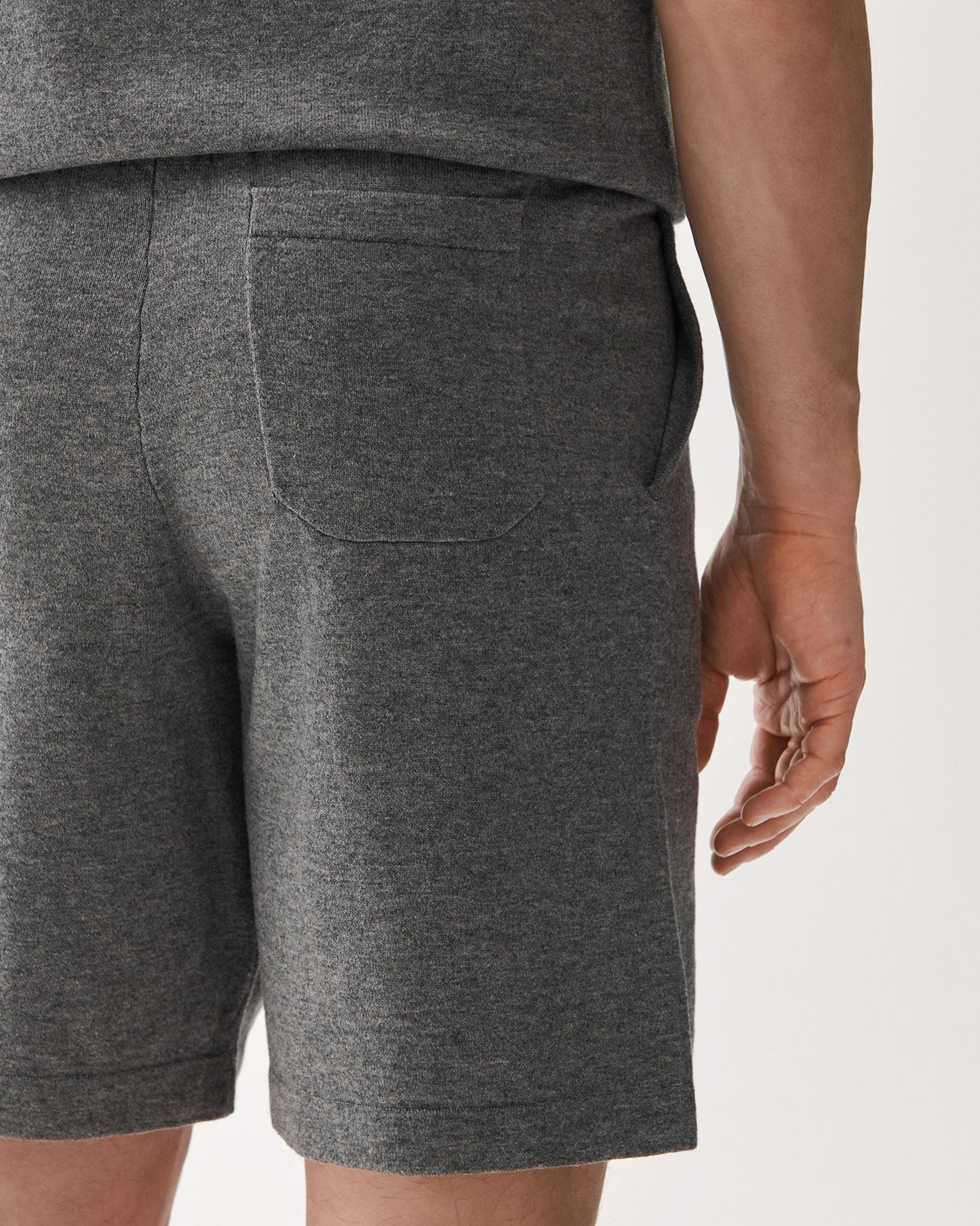 Shorts Merino Cotton Grey