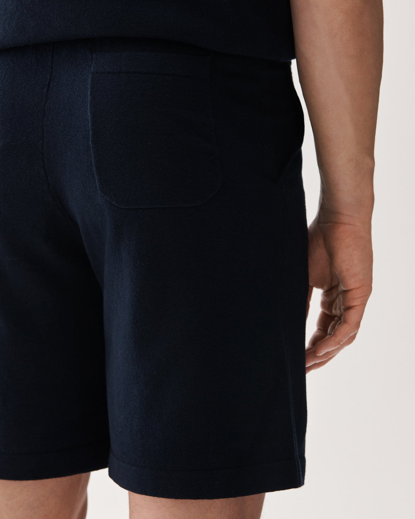 Shorts Merino Cotton Navy