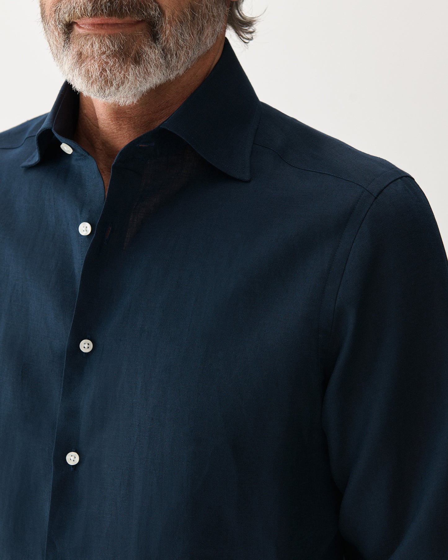 Linen Shirt Navy